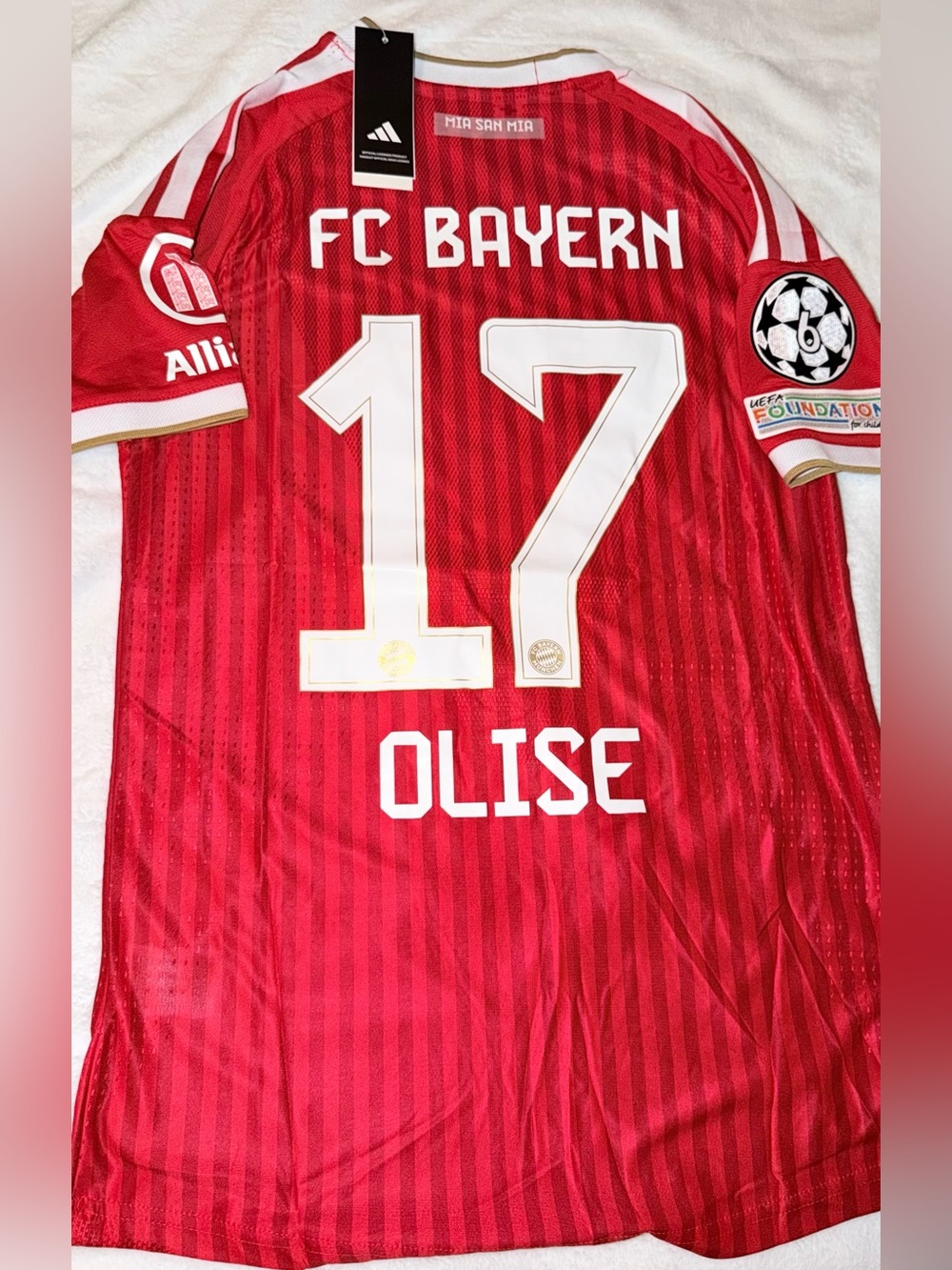 Bayern Munich 2026/27 Home #17 OLISE Player Version